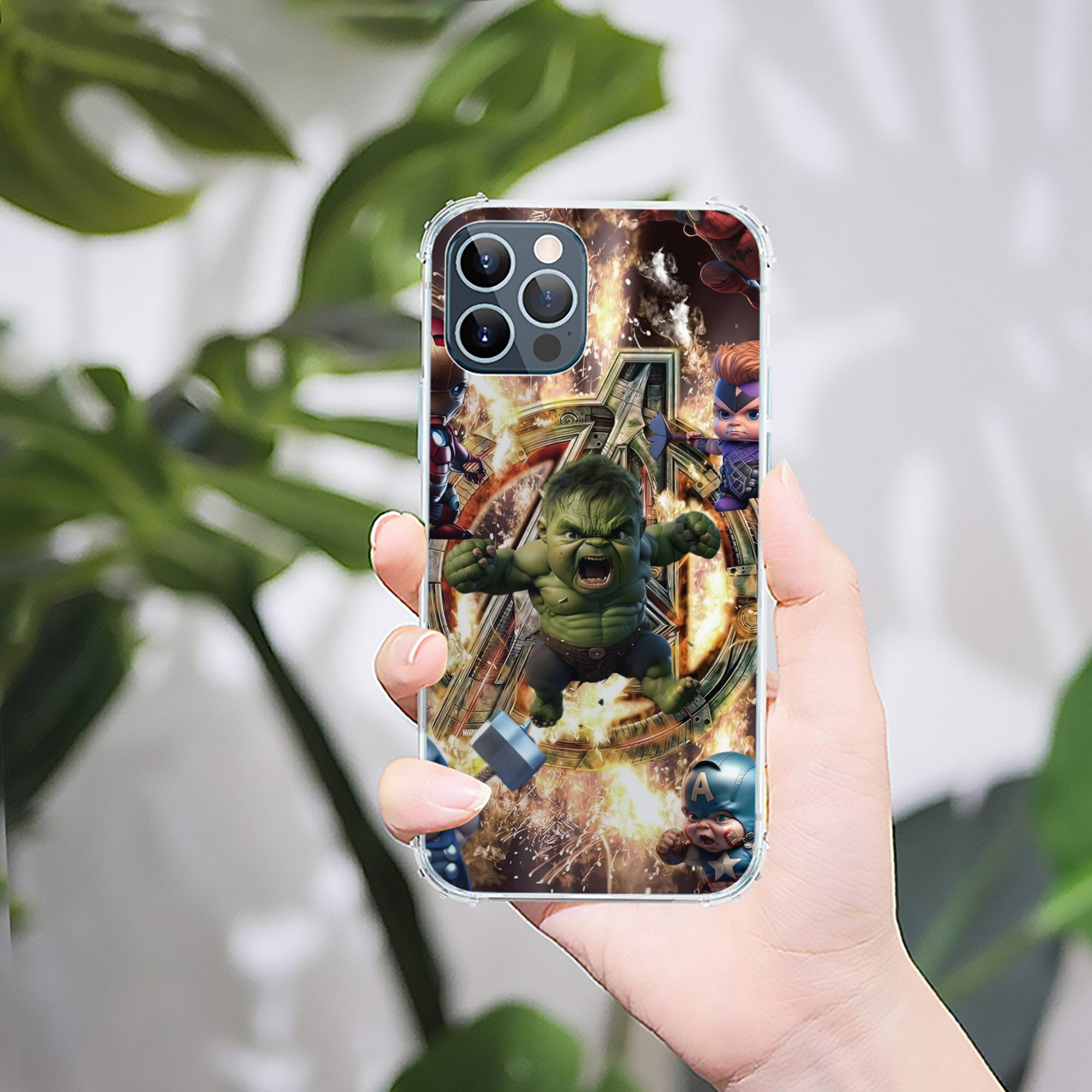 （画像用） Spider Man スパイダーマン 【iPhone 12シリーズ対応】透明スマホケース（クリアソフトケース）